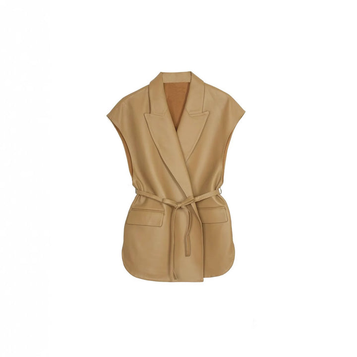 Camel Inner Velvet Outer PU Leather